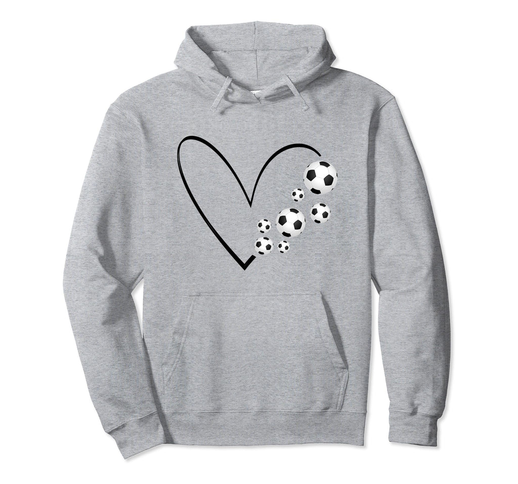 Love Soccer Hoodie - Fun Novelty Design Unisex - T-Shirt, Sweatshirt, Hoodie