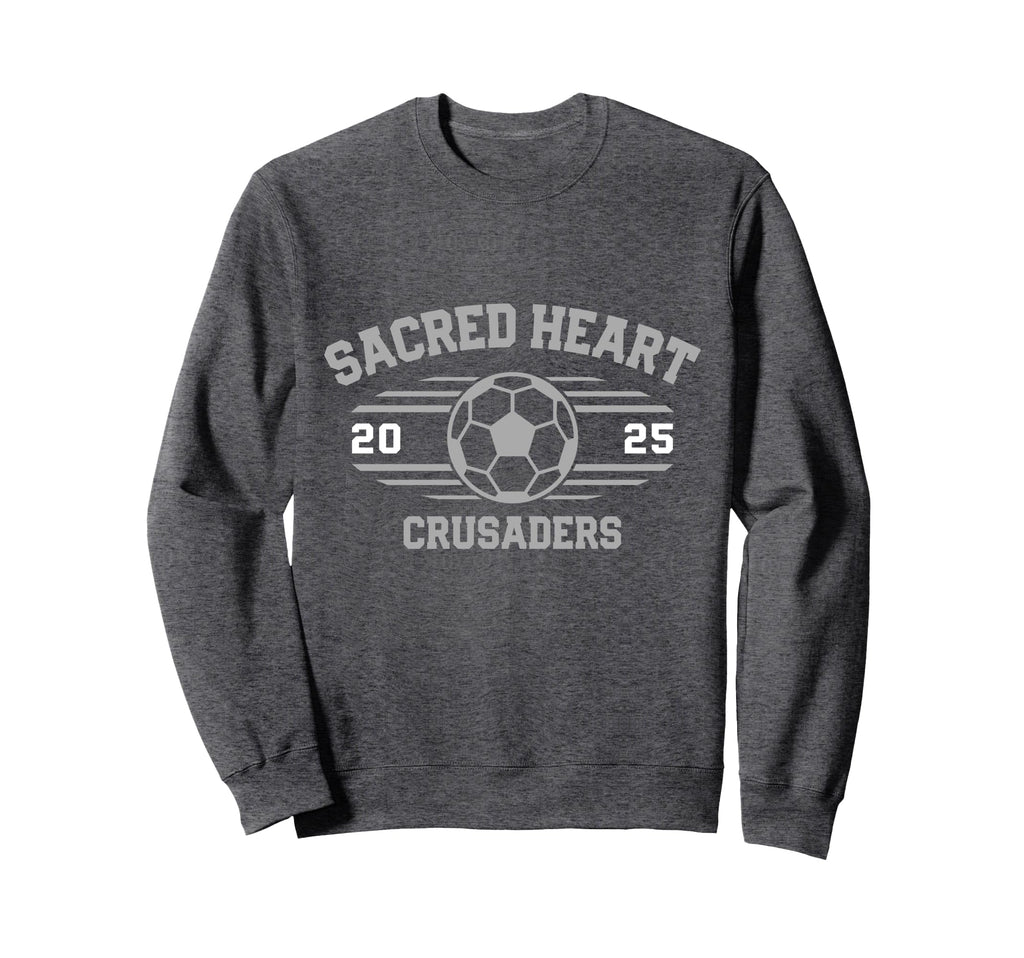 Sacred Heart Crusaders Soccer Ball Sweatshirt - Streetwear Style Men Women - T-Shirt, Sweatshirt, Hoodie
