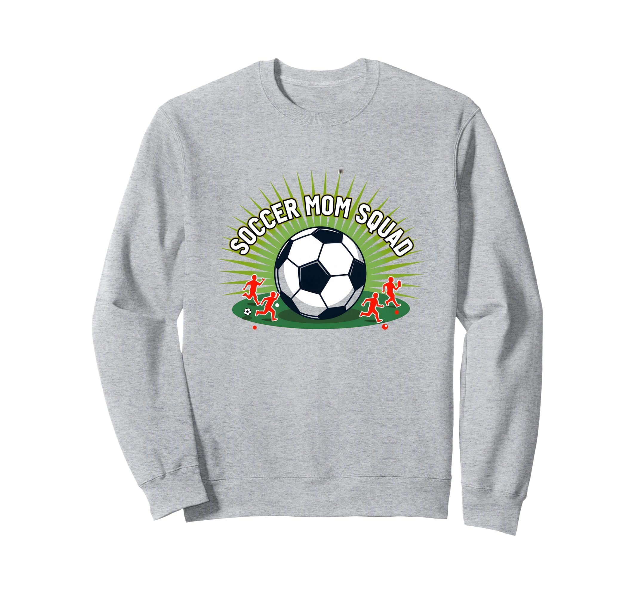 Soccer Mom Squad Sporty Parent Sweatshirt - Fun Novelty Design for Adults - T-Shirt, Sweatshirt, Hoodie