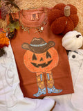 Western Pumpkin - Adult & Kids T-Shirts, Sweatshirts & Hoodies apparel design preview 1