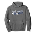 West Virginia Script Almost Heaven Hoodie - Minimalist Print Unisex - T-Shirt, Sweatshirt, Hoodie