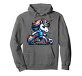 Footballer Unicorn Fans Soccer Team Hoodie - Novelty Apparel Men Women - T-Shirt, Sweatshirt, Hoodie
