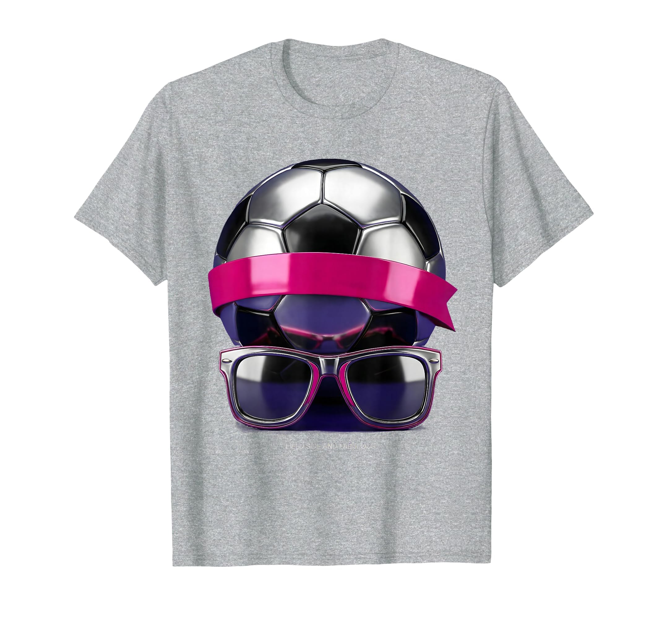 Field Side And Fabulous Soccer Mom T-Shirt - Novelty Apparel for Adults - T-Shirt, Sweatshirt, Hoodie