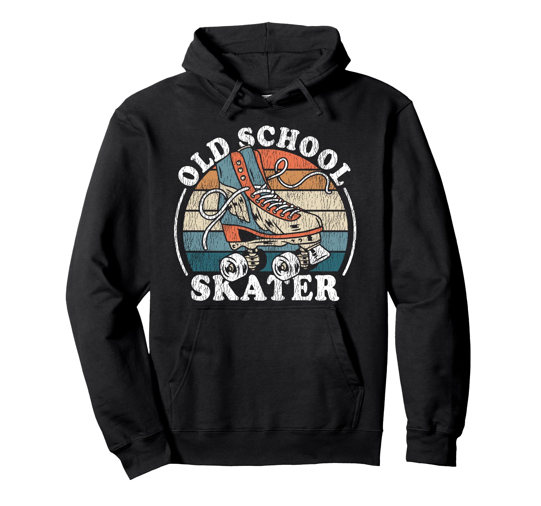 Roller Skating Skate 1970S Old Hoodie - Custom Art Print for Adults - T-Shirt, Sweatshirt, Hoodie