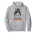 Busy Raising Ballers Soccer Mom Messy Hoodie - Minimalist Print Men Women - T-Shirt, Sweatshirt, Hoodie