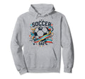 Soccer Dad Family Matching Dad Hoodie - Aesthetic Graphic for Adults - T-Shirt, Sweatshirt, Hoodie
