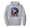 Save Our National Parks Bison Forest Hoodie - Unique Graphic for Adults - T-Shirt, Sweatshirt, Hoodie