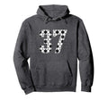 Soccer 37 Soccer Player Jersey Number 37 Hoodie - Custom Art Print Unisex - T-Shirt, Sweatshirt, Hoodie