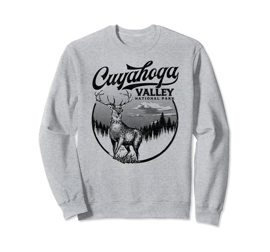 Cuyahoga Valley National Park Buck Sweatshirt - Novelty Apparel for Adults - T-Shirt, Sweatshirt, Hoodie