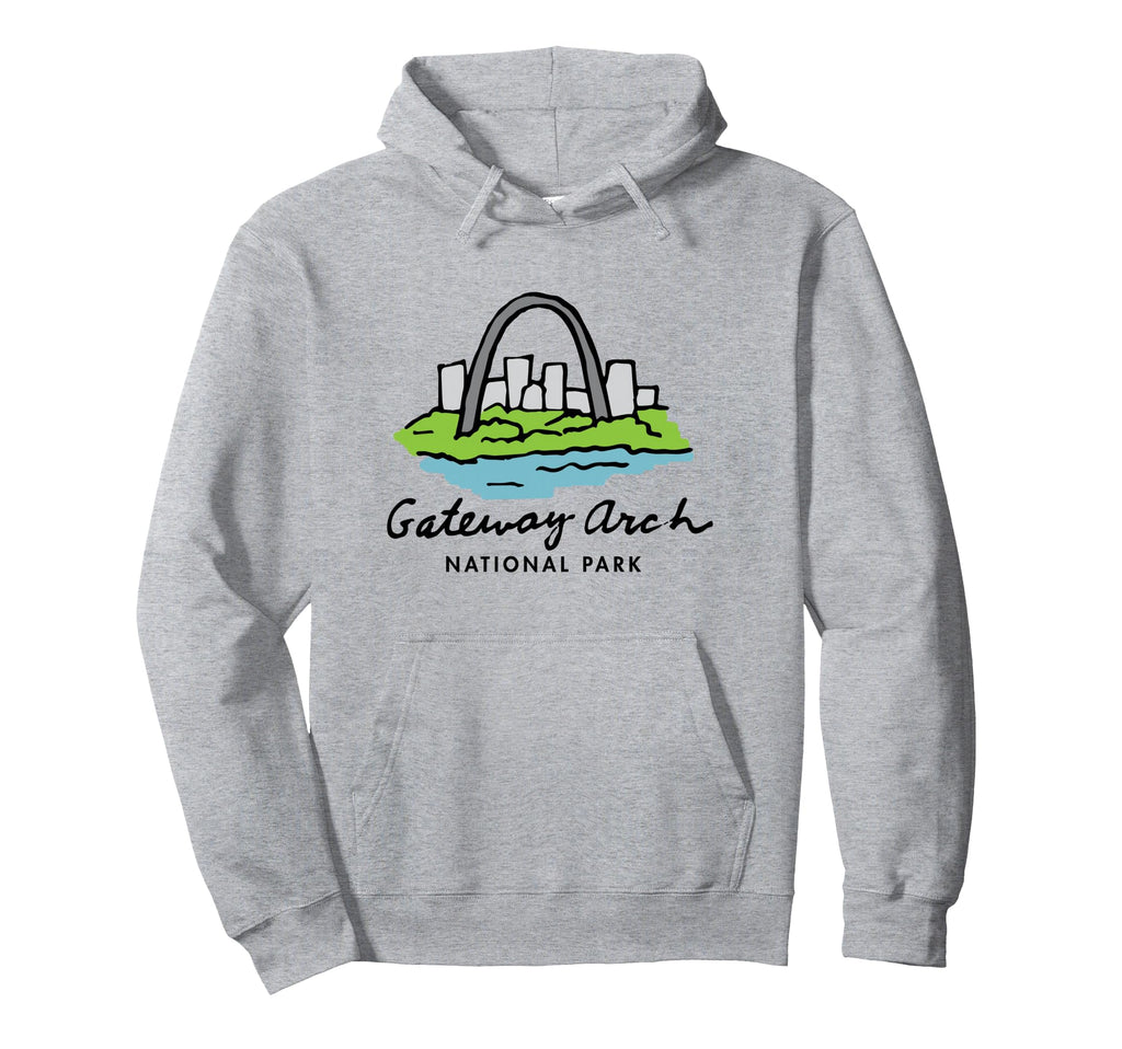 Family Vacation Gateway Arch Hoodie - Fun Novelty Design for Adults - T-Shirt, Sweatshirt, Hoodie