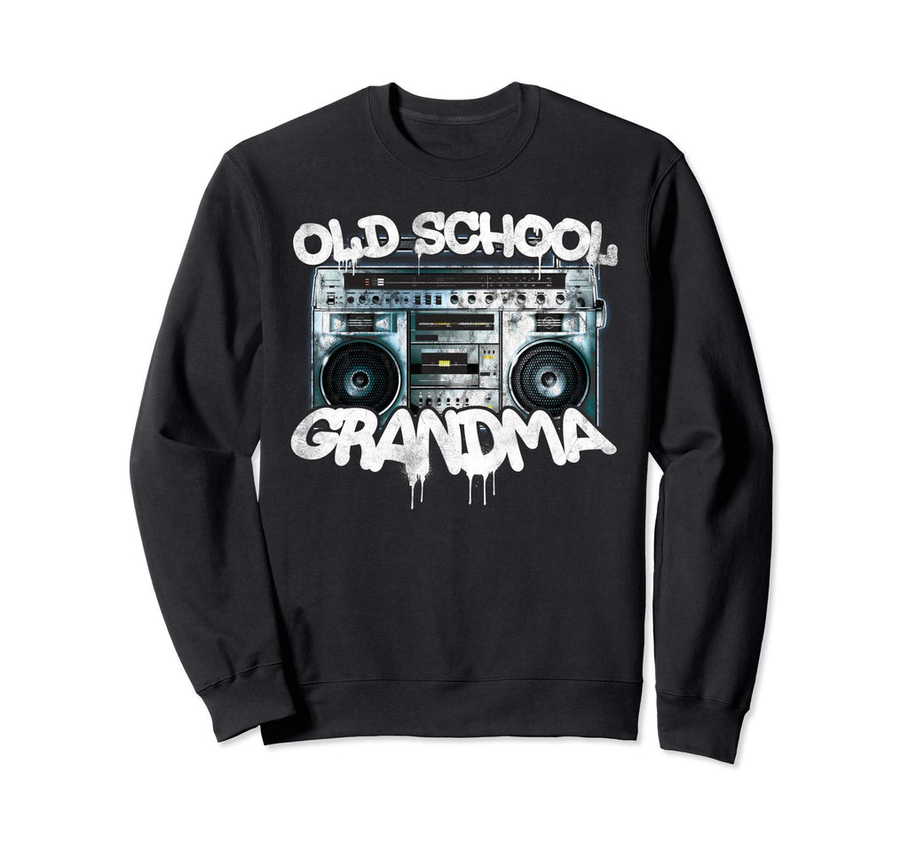 Old School Grandma Throwback 80S 90S Sweatshirt - Unique Graphic Men Women - T-Shirt, Sweatshirt, Hoodie
