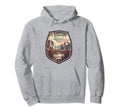 Yosemite National Park Badge Hoodie - Fun Novelty Design for Adults - T-Shirt, Sweatshirt, Hoodie