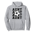 Soccer Aunt Cracked Wall Family Matching Hoodie - Graphic Print Men Women - T-Shirt, Sweatshirt, Hoodie