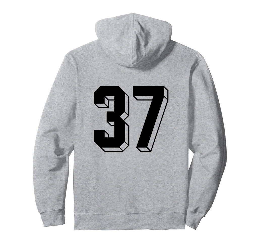 Number 37 Backside 80S 90S Team Hoodie - Aesthetic Graphic Men Women - T-Shirt, Sweatshirt, Hoodie