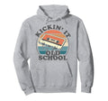 Kickin It Old School 80S Cassette Tape Hoodie - Aesthetic Graphic Unisex - T-Shirt, Sweatshirt, Hoodie