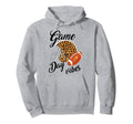 Game Day Vibes Leopard Helmet Hoodie - Fun Novelty Design Men Women - T-Shirt, Sweatshirt, Hoodie