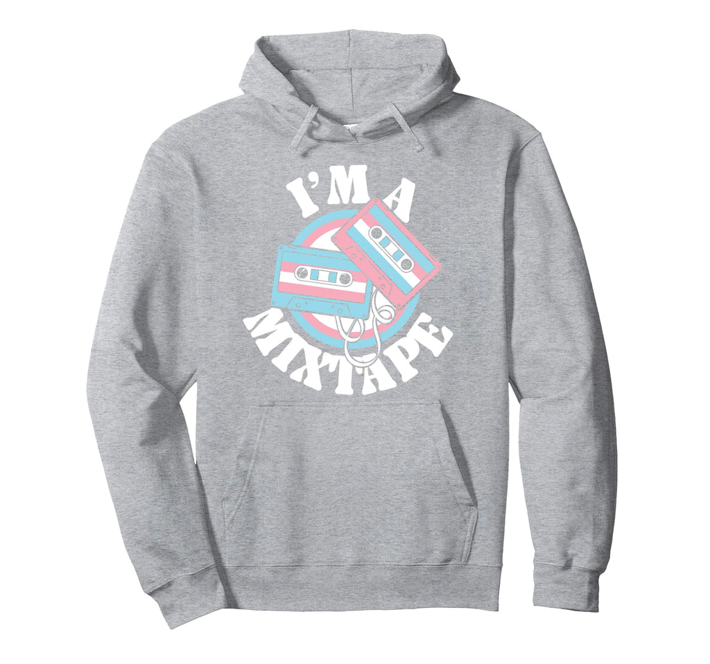 Transgender Trans Lgbt Pride Rights Tape Hoodie - Graphic Print Men Women - T-Shirt, Sweatshirt, Hoodie