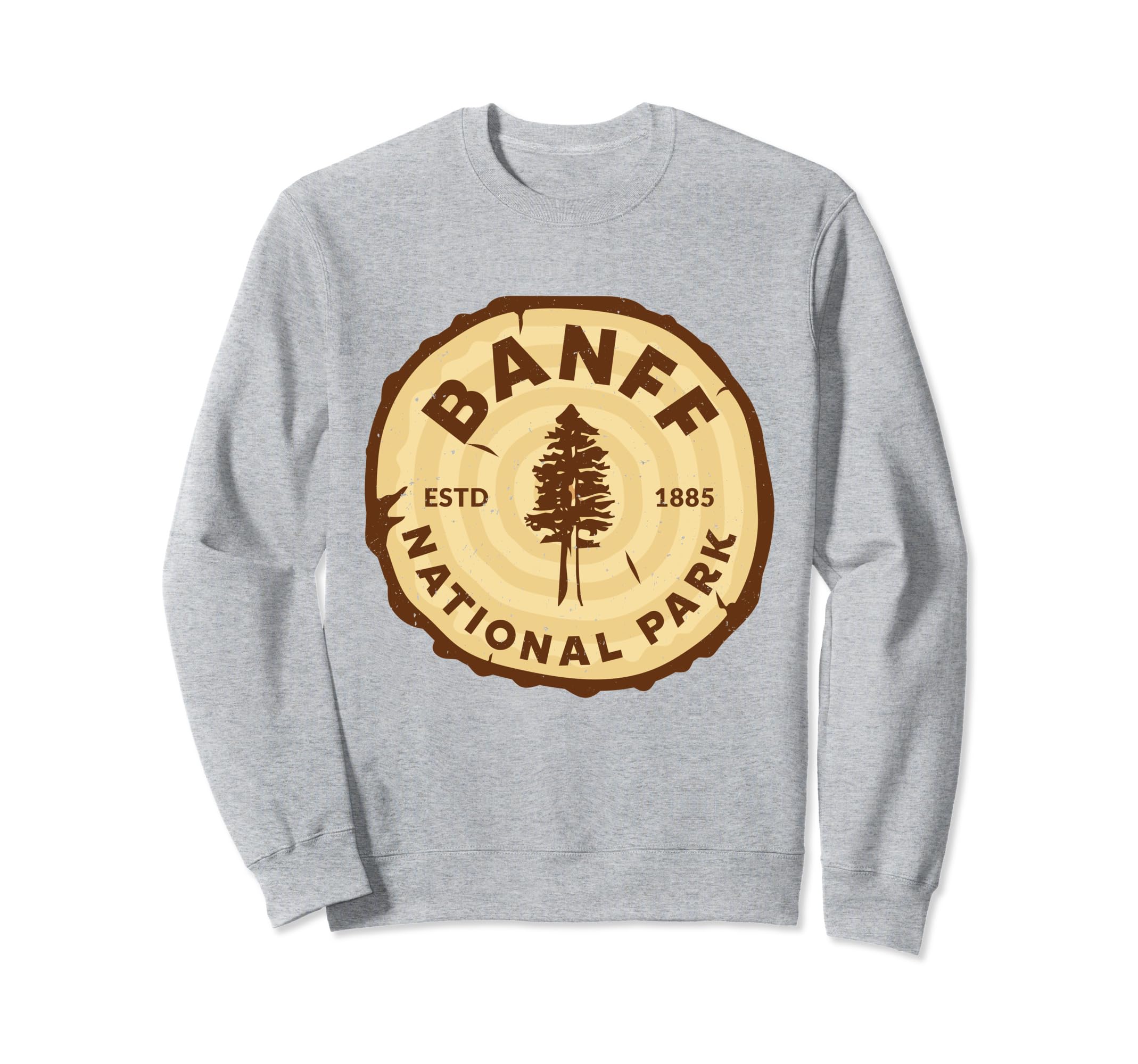 Banff Canadian National Park Sweatshirt - Fun Novelty Design for Adults - T-Shirt, Sweatshirt, Hoodie