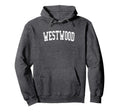 Westwood Mi Distressed White Varsity Hoodie - Streetwear Style Unisex - T-Shirt, Sweatshirt, Hoodie