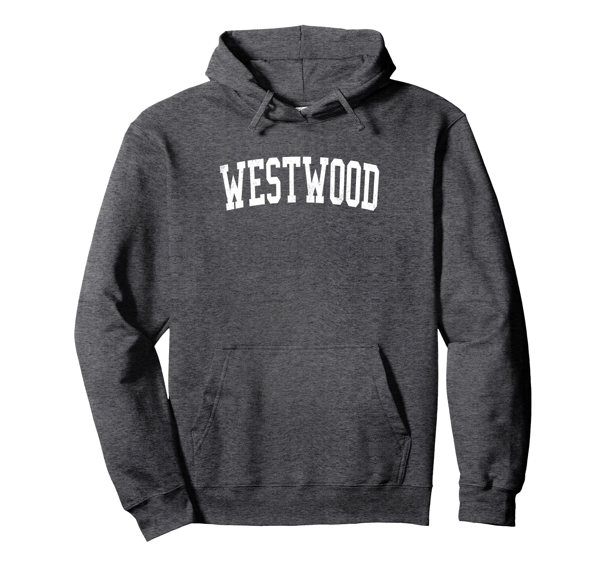 Westwood Mi Distressed White Varsity Hoodie - Streetwear Style Unisex - T-Shirt, Sweatshirt, Hoodie