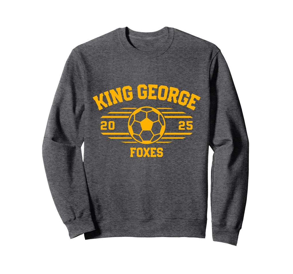 King George Foxes Soccer Ball 2025 Sweatshirt - Custom Art Print Men Women - T-Shirt, Sweatshirt, Hoodie
