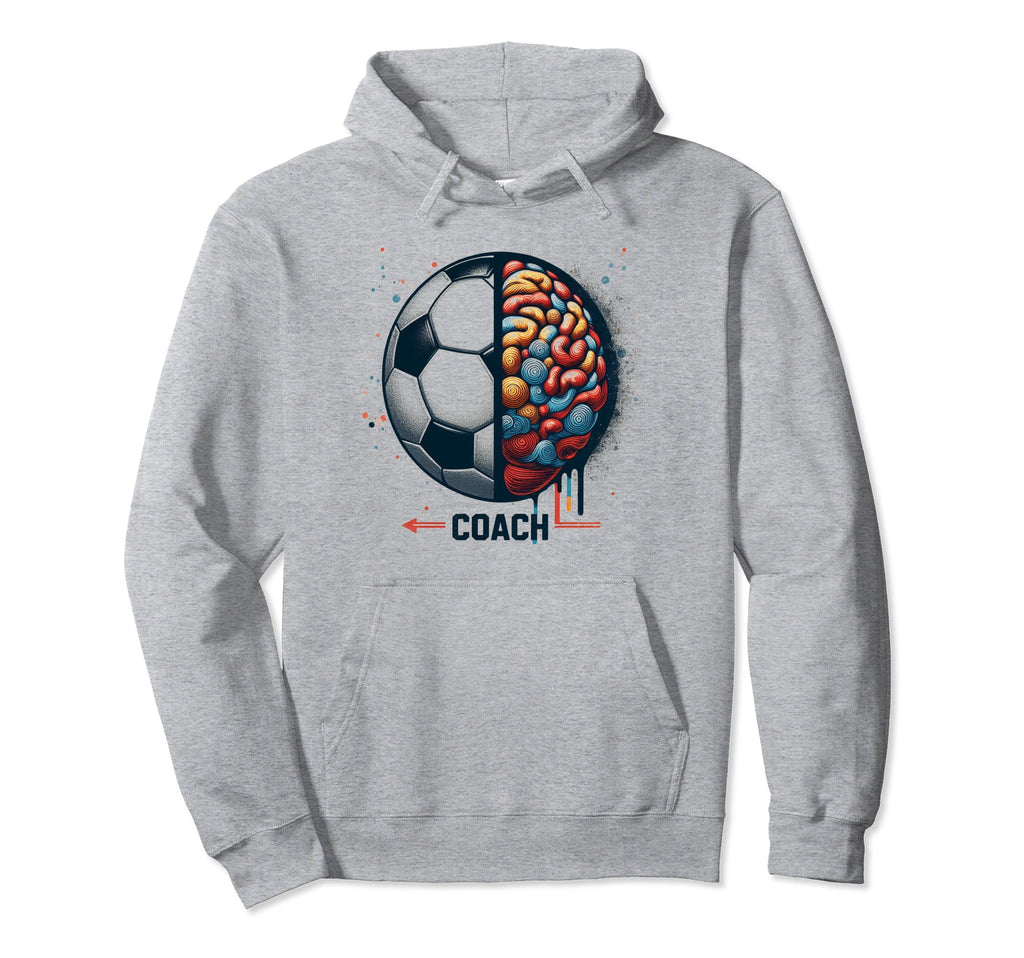 Soccer Coach Training Coaching Hoodie - Minimalist Print for Adults - T-Shirt, Sweatshirt, Hoodie