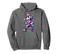 Footballer Unicorn Fans Soccer Team Hoodie - Streetwear Style Unisex - T-Shirt, Sweatshirt, Hoodie