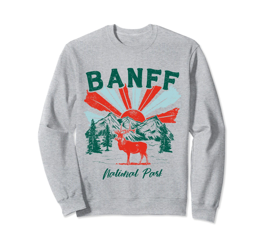 Banff Canadian National Park Sweatshirt - Casual Everyday Wear for Adults - T-Shirt, Sweatshirt, Hoodie