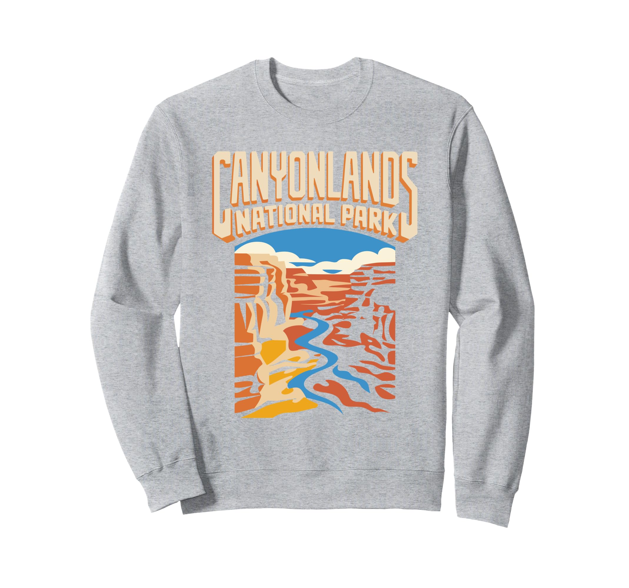 Canyonlands National Park Line Art Sweatshirt - Streetwear Style Unisex - T-Shirt, Sweatshirt, Hoodie