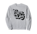 Game Day Black Sports Soccer Sweatshirt - Aesthetic Graphic Men Women - T-Shirt, Sweatshirt, Hoodie