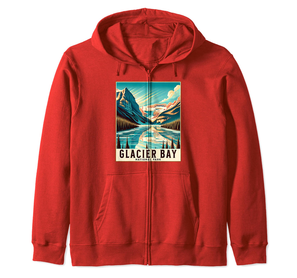 Glacier Bay National Park Alaska Usa Hoodie - Unique Graphic Men Women - T-Shirt, Sweatshirt, Hoodie