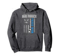 Proud Air Force Mom Us Air Force Usa Hoodie - Custom Art Print for Adults - T-Shirt, Sweatshirt, Hoodie
