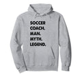Funny Soccer Coach Profession Outfits Hoodie - Minimalist Print Men Women - T-Shirt, Sweatshirt, Hoodie