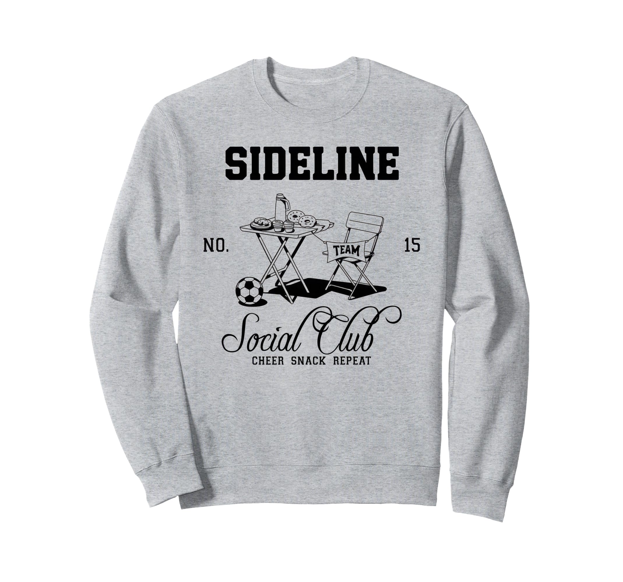 Sideline Social Club Soccer Mom Sweatshirt - Custom Art Print Men Women - T-Shirt, Sweatshirt, Hoodie