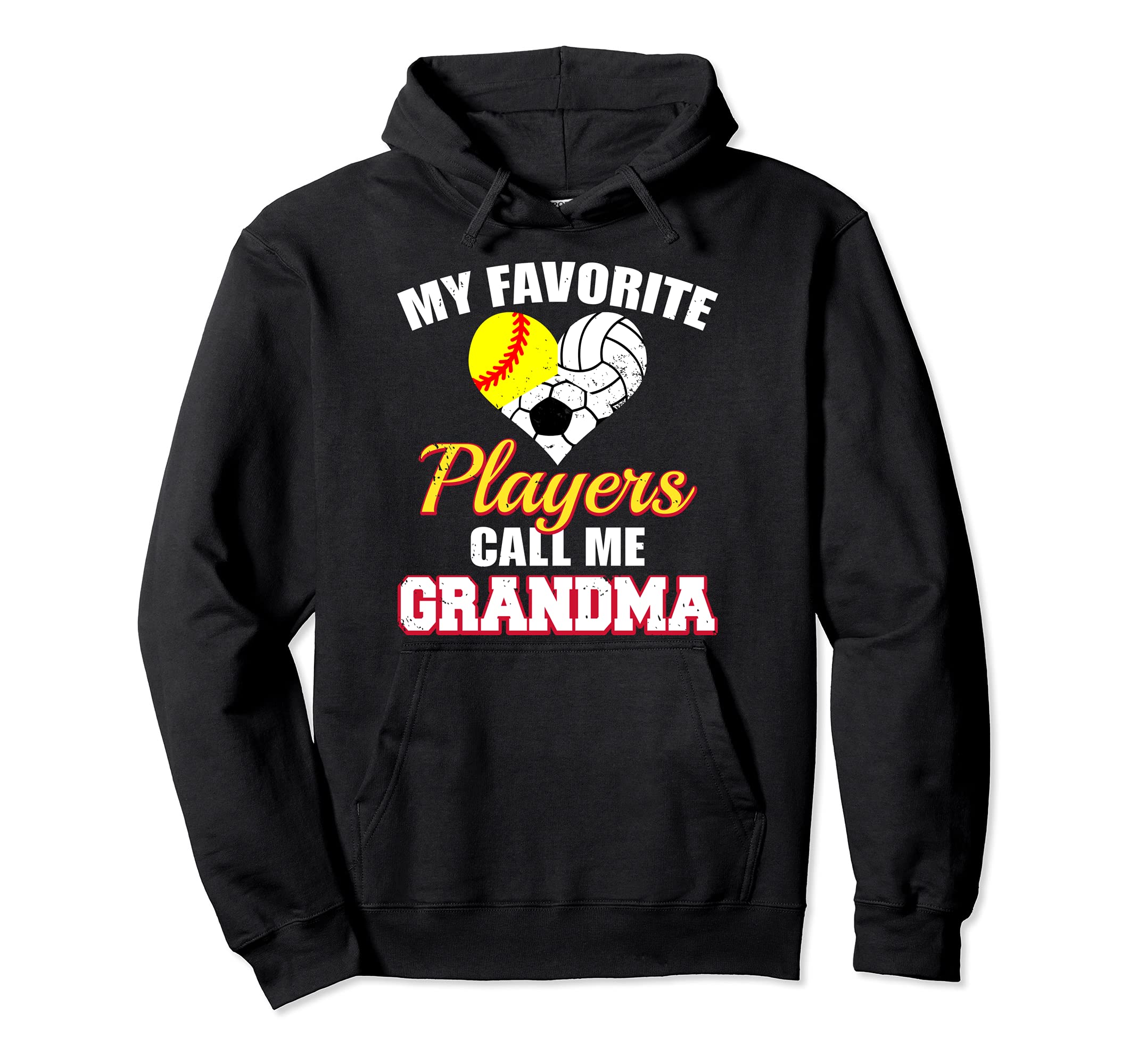 My Favorite Players Softball Volleyball Hoodie - Graphic Print Unisex - T-Shirt, Sweatshirt, Hoodie