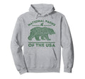 National Parks Bear Hiking Travel Hoodie - Aesthetic Graphic Unisex - T-Shirt, Sweatshirt, Hoodie