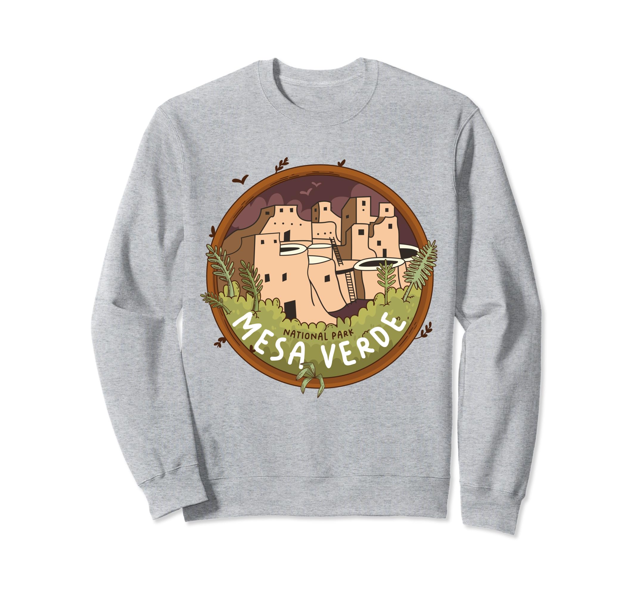Mesa Verde Us National Park Sweatshirt - Minimalist Print Men Women - T-Shirt, Sweatshirt, Hoodie