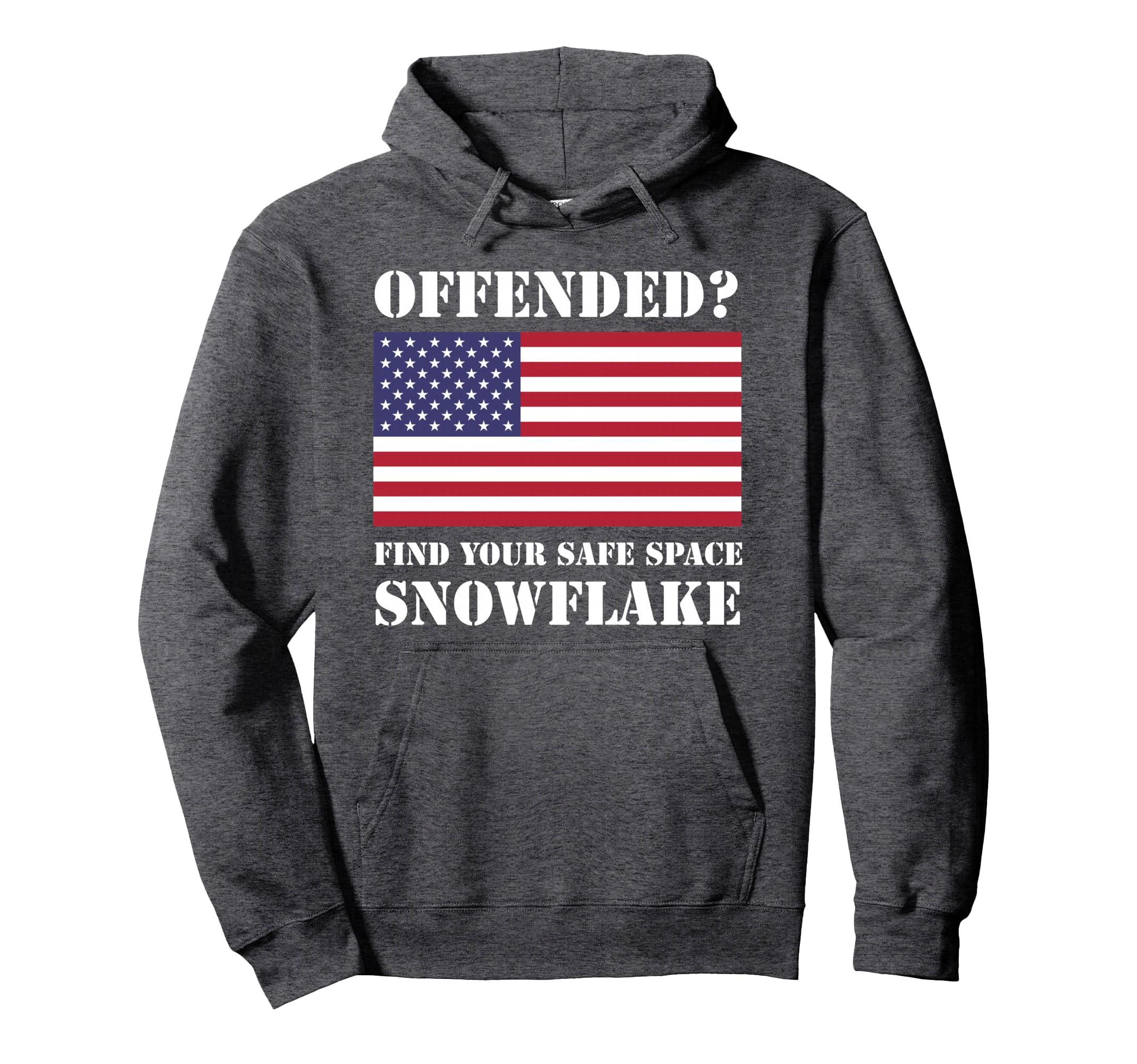 Find Your Safe Space Snowflake Republican Hoodie - Unique Graphic Unisex - T-Shirt, Sweatshirt, Hoodie