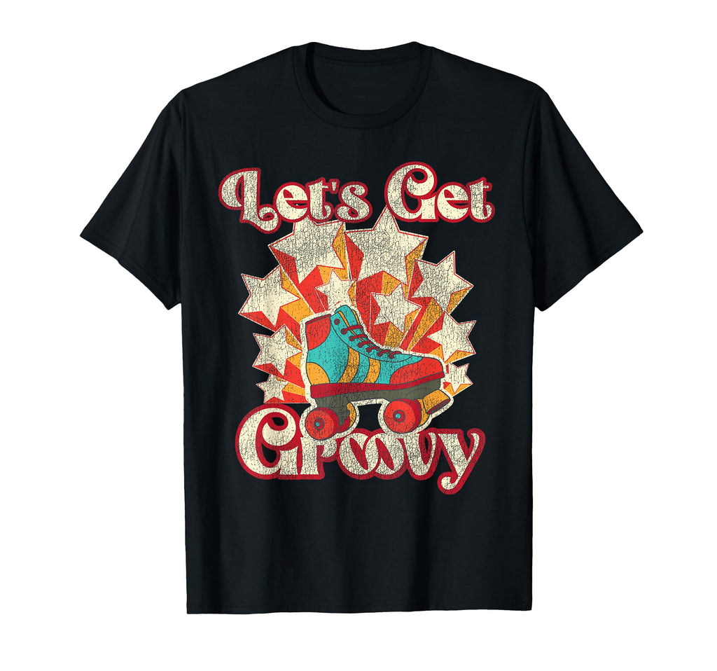 Roller Skating Skate 1970S T-Shirt - Custom Art Print Unisex - T-Shirt, Sweatshirt, Hoodie