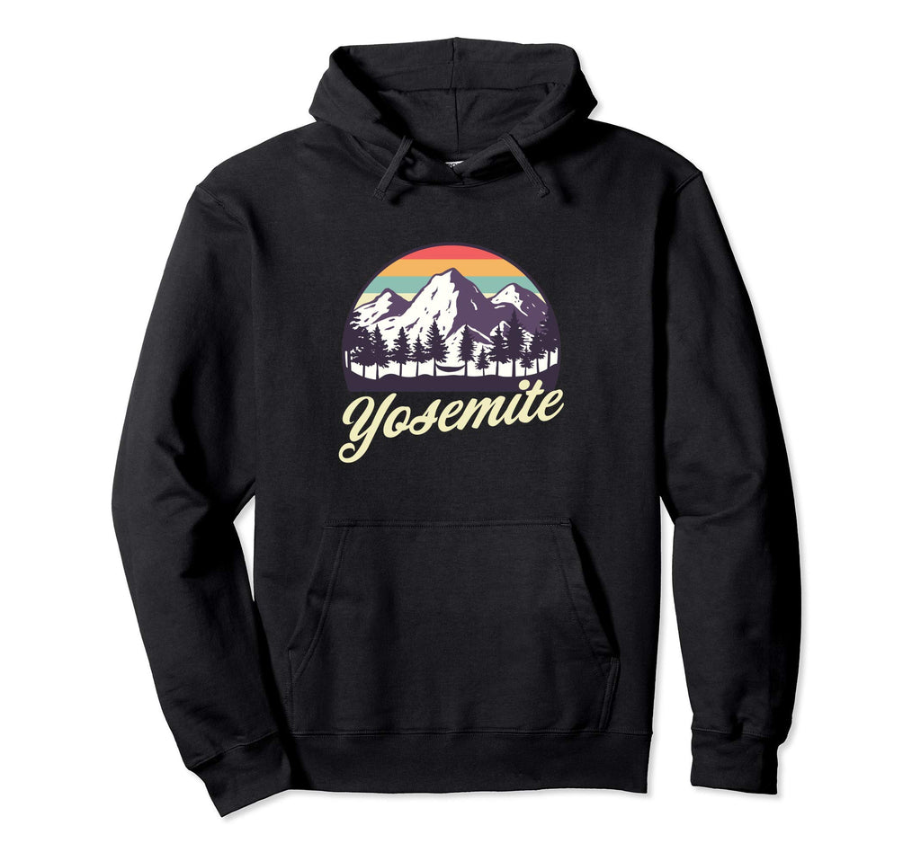 Yosemite National Park Mountains Hoodie - Aesthetic Graphic Men Women - T-Shirt, Sweatshirt, Hoodie