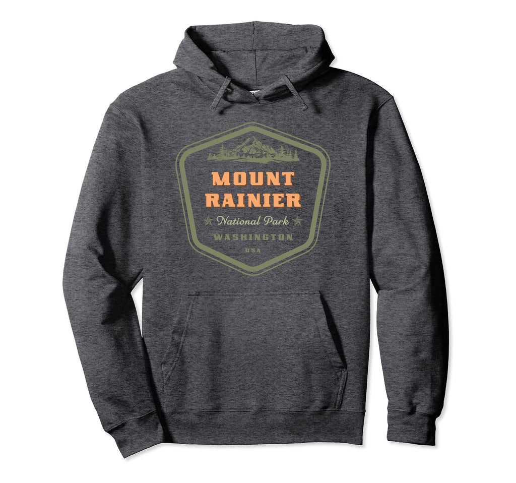 Mount Rainier National Park Washington Hoodie - Custom Art Print for Adults - T-Shirt, Sweatshirt, Hoodie