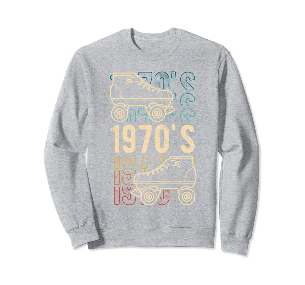 1970S Roller Skates Skating Sweatshirt - Aesthetic Graphic Unisex - T-Shirt, Sweatshirt, Hoodie