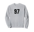 Number 97 80S 90S Soccer Team Jersey Sweatshirt - Trendy Graphic Men Women - T-Shirt, Sweatshirt, Hoodie