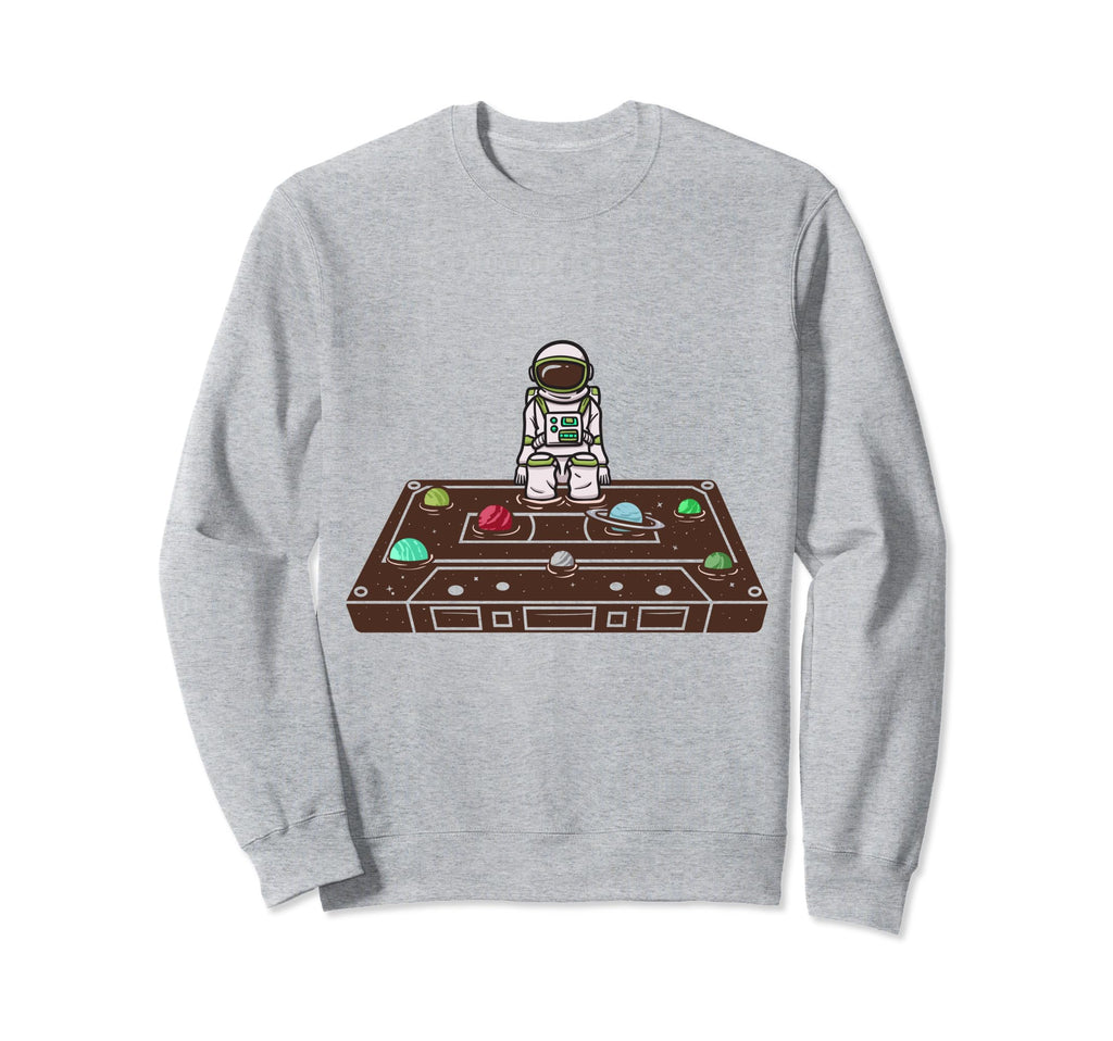 Astronaut Space Lover Musician Sweatshirt - Fun Novelty Design for Adults - T-Shirt, Sweatshirt, Hoodie