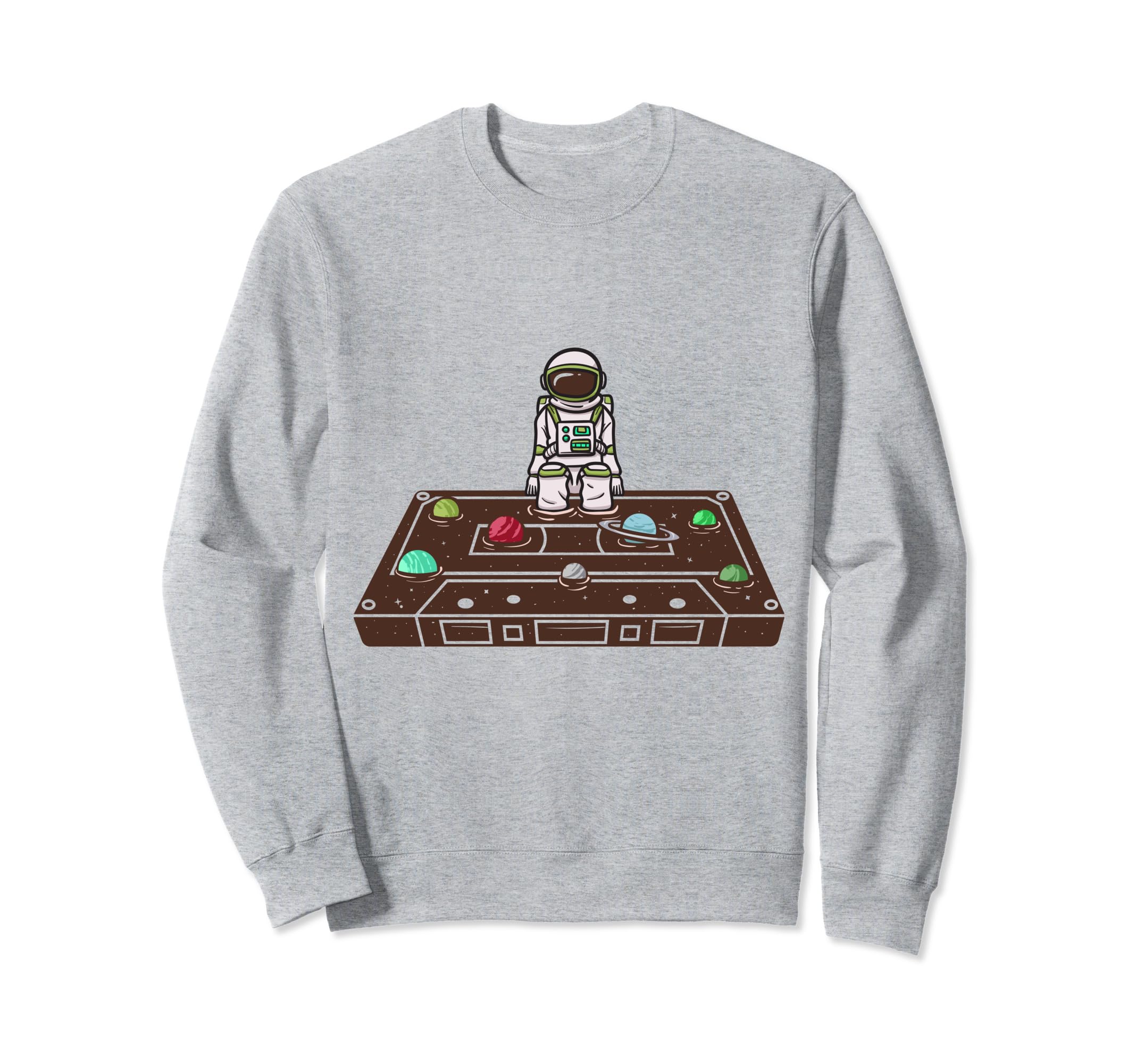 Astronaut Space Lover Musician Sweatshirt - Fun Novelty Design for Adults - T-Shirt, Sweatshirt, Hoodie