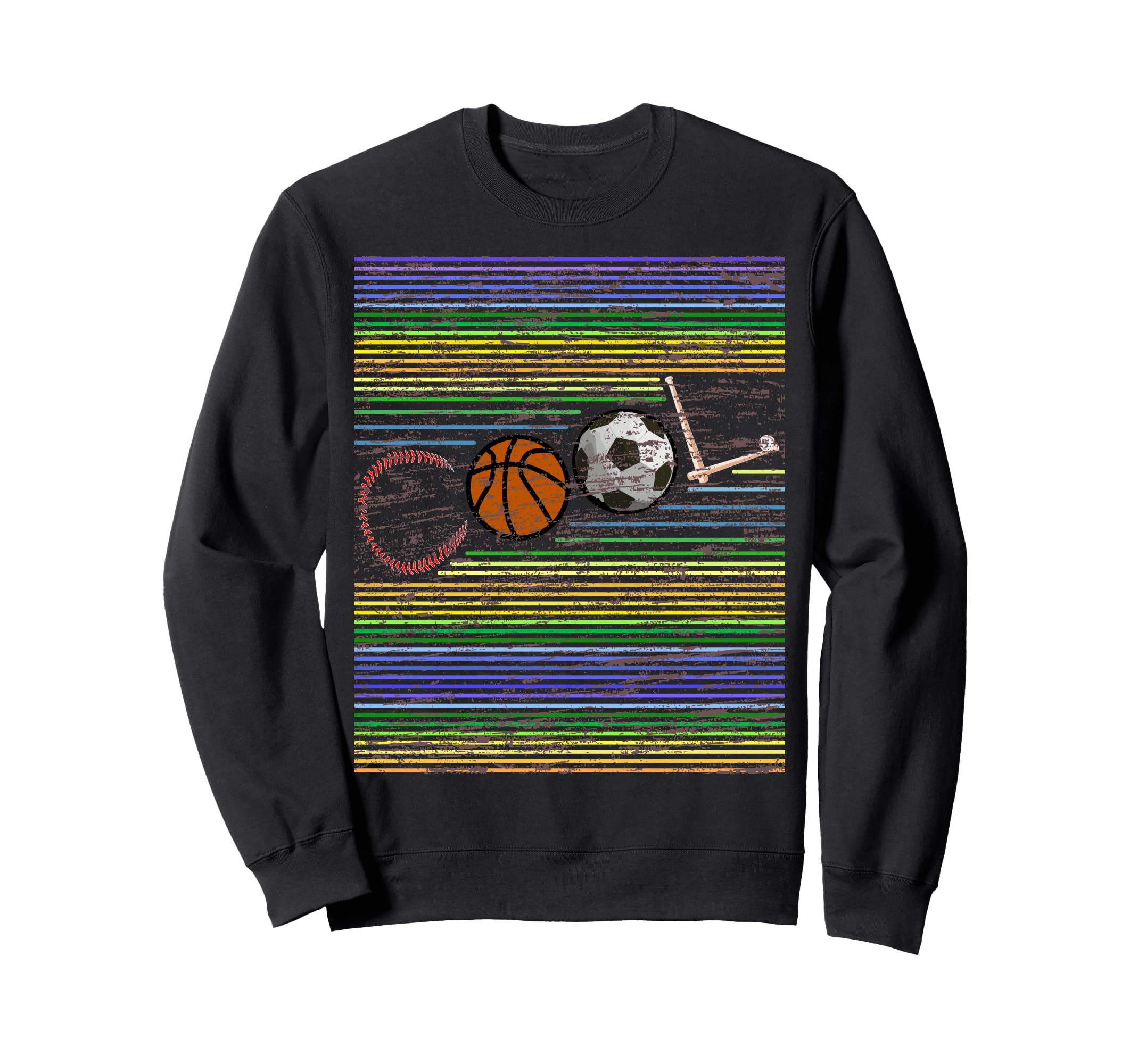 Sports Basketball Baseball Sweatshirt - Aesthetic Graphic Men Women - T-Shirt, Sweatshirt, Hoodie