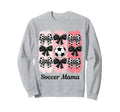 Soccer Mama Coquette Bow Soccer Mom Sweatshirt - Unique Graphic for Adults - T-Shirt, Sweatshirt, Hoodie