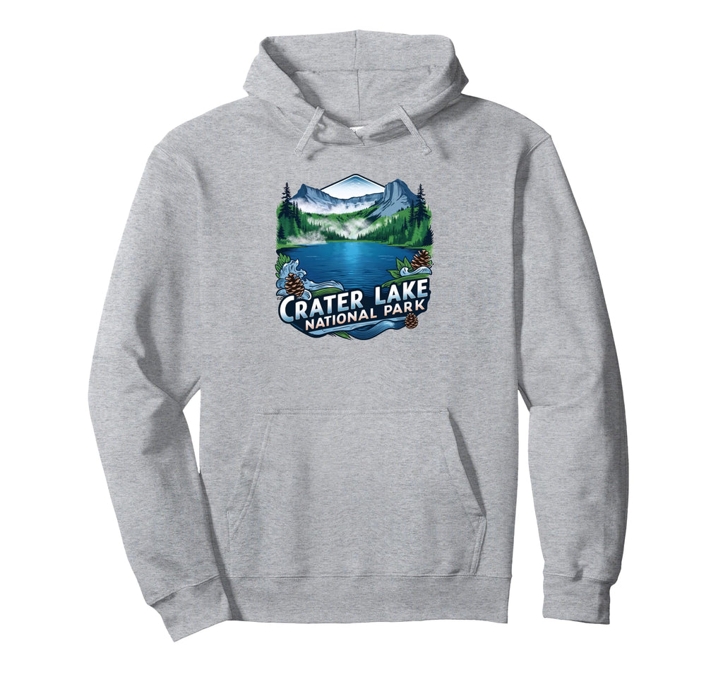 Crater Lake National Park Oregon Hoodie - Trendy Graphic Men Women - T-Shirt, Sweatshirt, Hoodie