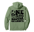 Proud Soccer Grandpa Soccer Ball Hoodie - Fun Novelty Design Men Women - T-Shirt, Sweatshirt, Hoodie