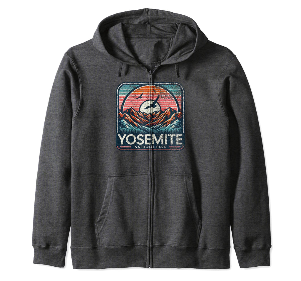 Yosemite National Park California T-Shirt - Minimalist Print for Adults - T-Shirt, Sweatshirt, Hoodie